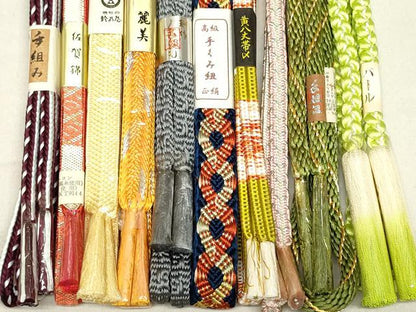平和屋着物●和装小物　帯締め10本　逸品　未使用　DAAT0826by