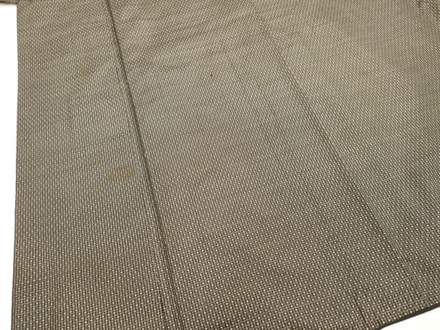 平和屋着物●男性　本場染大島紬　アンサンブル　亀甲柄　証紙付き　正絹　逸品　DAAT1051tw