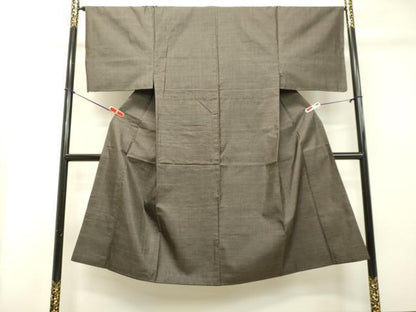 平和屋着物●男性 本場大島紬 アンサンブル 格子 正絹 逸品 DAAT1097tw