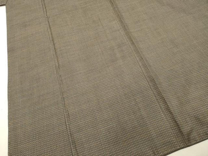 平和屋着物●男性 本場大島紬 アンサンブル 格子 正絹 逸品 DAAT1097tw