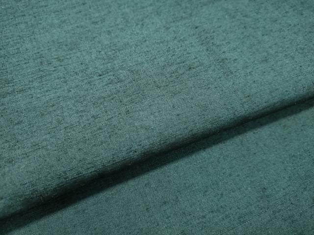 平和屋着物●男性 紬 アンサンブル 高麗納戸色 正絹 逸品 未使用 DAAT1125tw
