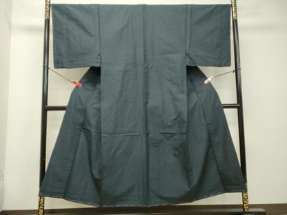 平和屋着物●男性　紬　アンサンブル　100亀甲　総詰め　正絹　逸品　DAAT1149tw