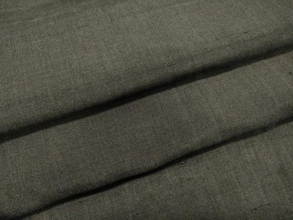 平和屋着物●男性　黒紋付　紬地　正絹　逸品　DAAT1168tw
