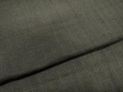 平和屋着物●男性　黒紋付　紬地　正絹　逸品　DAAT1168tw
