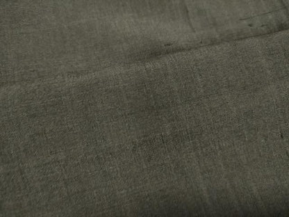 平和屋着物●男性　黒紋付　紬地　正絹　逸品　DAAT1168tw