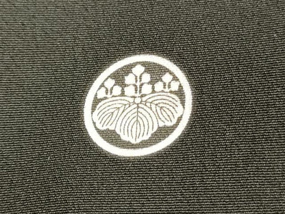 平和屋着物●豪華黒留袖 駒刺繍 立波飛鶴花松文 暈し染め 金彩 正絹 逸品 DAAT1199tw