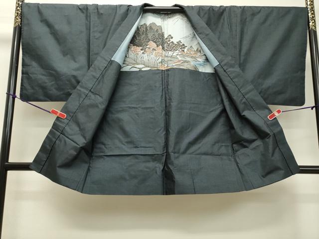 平和屋着物●男性 本場大島紬 アンサンブル 100亀甲 総詰め 正絹 逸品 DAAT1202tw