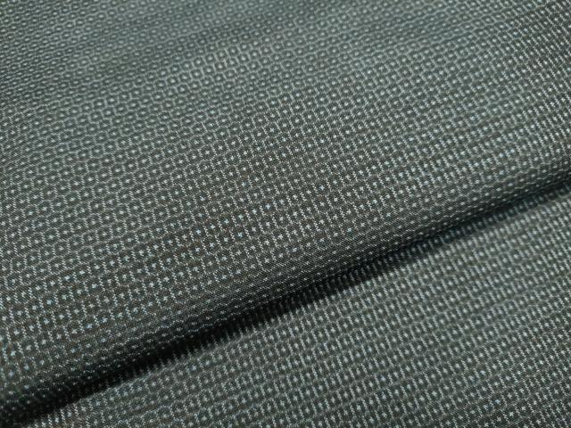 平和屋着物●男性 本場大島紬 アンサンブル 100亀甲 総詰め 正絹 逸品 DAAT1202tw