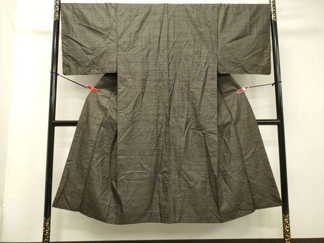 平和屋着物●男性 本場大島紬 100亀甲 総詰め 正絹 逸品 DAAT1207tw