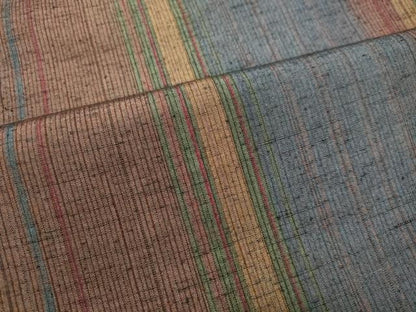 平和屋着物●上質な紬 間道 正絹 逸品 DAAT1208tw