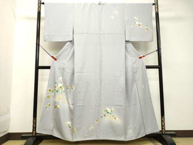 平和屋着物●訪問着 友禅 作家物 枝花文 暈し染め 正絹 逸品 DAAT1209tw