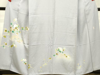 平和屋着物●訪問着 友禅 作家物 枝花文 暈し染め 正絹 逸品 DAAT1209tw