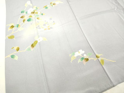 平和屋着物●訪問着 友禅 作家物 枝花文 暈し染め 正絹 逸品 DAAT1209tw