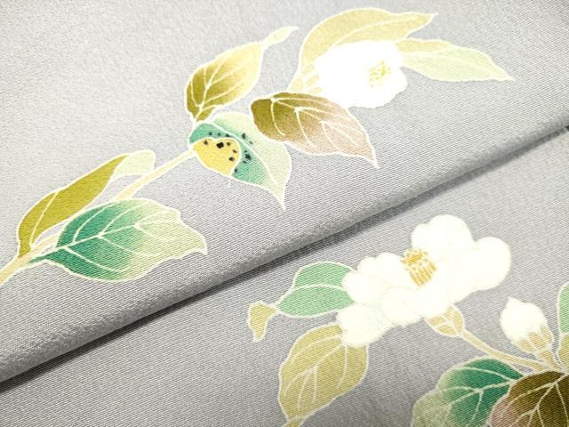 平和屋着物●訪問着 友禅 作家物 枝花文 暈し染め 正絹 逸品 DAAT1209tw