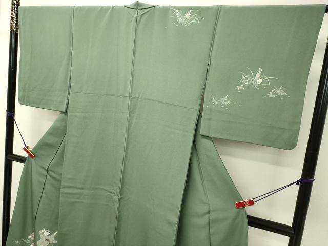 平和屋着物●訪問着 友禅 童子遊び 正絹 逸品 DAAT1211tw