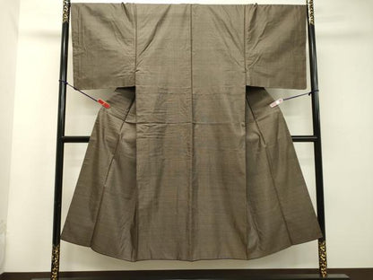 平和屋着物●男性　本場大島紬　100亀甲　総詰め　正絹　逸品　DAAT1213tw