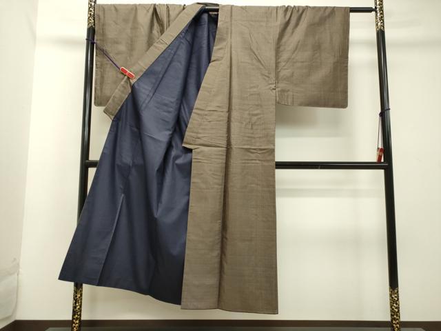 平和屋着物●男性　本場大島紬　100亀甲　総詰め　正絹　逸品　DAAT1213tw
