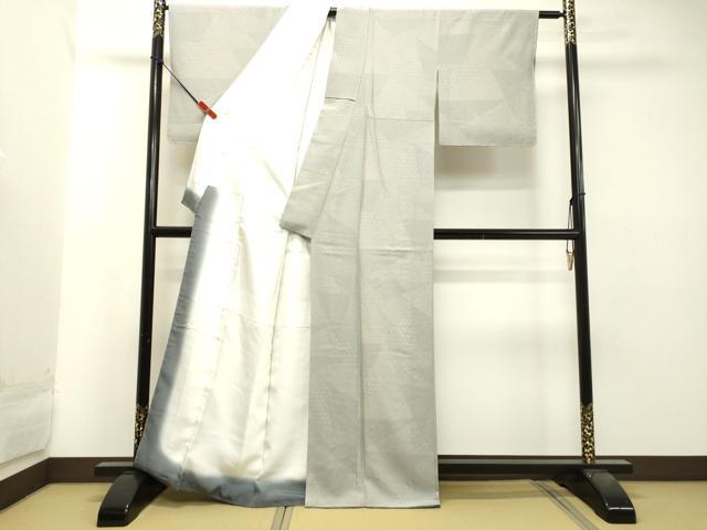 平和屋着物●江戸小紋 切嵌吉祥文 正絹 逸品 未使用 DAAT1223tw