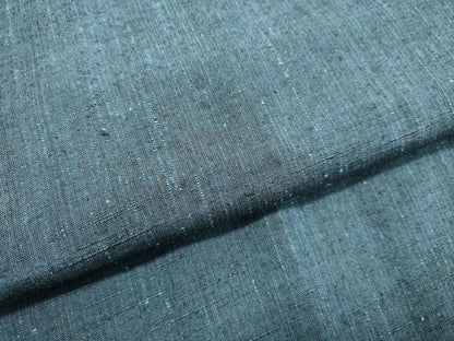 平和屋着物●男性 紬 アンサンブル 紺鼠色 正絹 逸品 DAAT1226tw