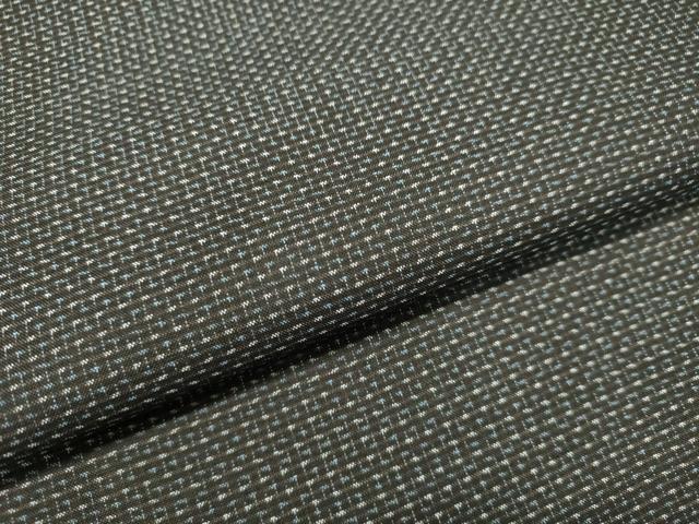 平和屋着物●男性　本場大島紬　アンサンブル　80亀甲　総詰め　キングサイズ　正絹　逸品　DAAT1239tw