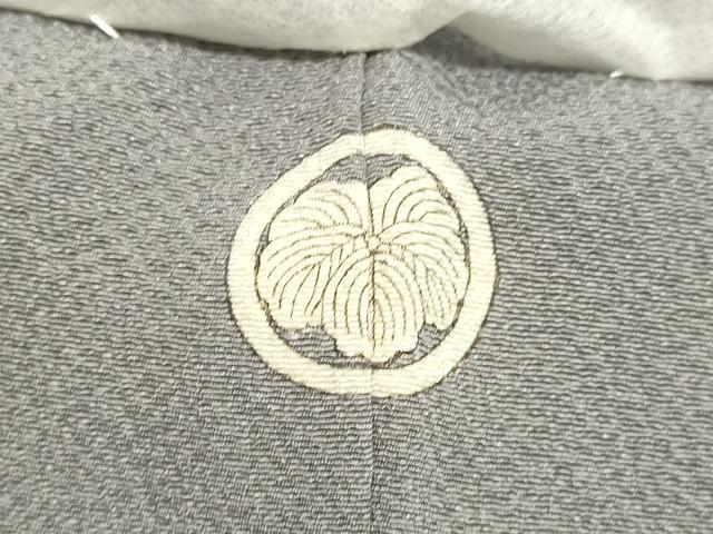 平和屋着物●上質な色無地　薄墨色　正絹　逸品　DAAT1250tw