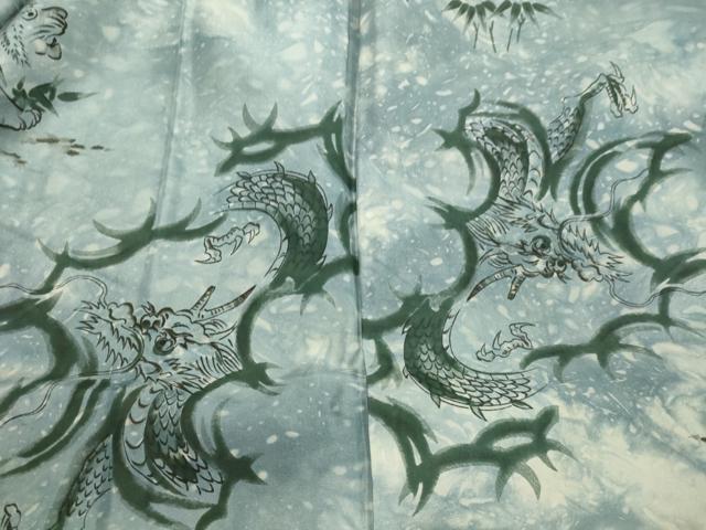 平和屋着物●男性 紬 アンサンブル 100亀甲 総詰め 正絹 逸品 DAAT1259tw