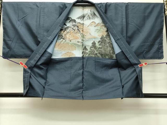 平和屋着物●男性　本場大島紬　アンサンブル　100亀甲　総詰め　正絹　逸品　未使用　DAAT1280tw