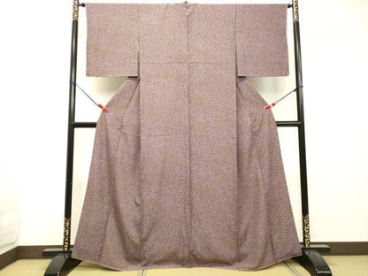 平和屋着物●上質な小紋 霞文 暈し染め 正絹 逸品 未使用 DAAT1325tw