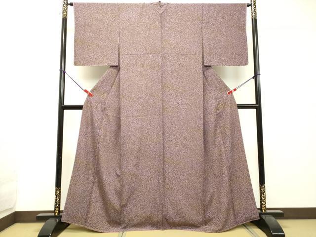 平和屋着物●上質な小紋 霞文 暈し染め 正絹 逸品 未使用 DAAT1325tw