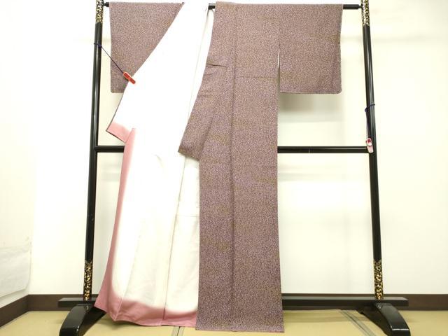 平和屋着物●上質な小紋 霞文 暈し染め 正絹 逸品 未使用 DAAT1325tw