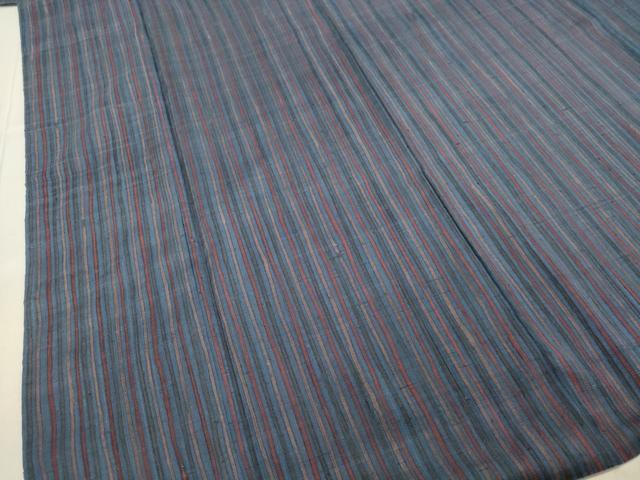平和屋着物●上質な紬 縞 正絹 逸品 DAAT1329tw