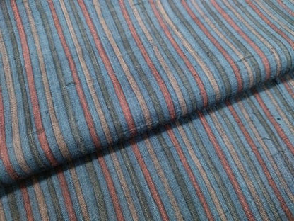 平和屋着物●上質な紬 縞 正絹 逸品 DAAT1329tw
