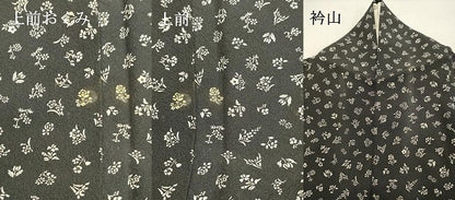 平和屋着物●上質な小紋 草花文 正絹 逸品 DAAT1342tw