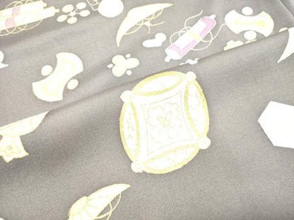 平和屋着物●創業460年・千總　訪問着　駒刺繍　宝尽くし文　金彩　高島屋扱い　正絹　逸品　DAAT1343tw