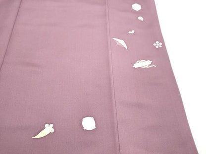 平和屋着物●創業460年・千總　訪問着　駒刺繍　宝尽くし文　金彩　高島屋扱い　正絹　逸品　DAAT1343tw