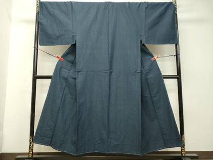 平和屋着物●男性　紬　アンサンブル　褐返色　正絹　逸品　DAAT1347tw