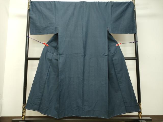 平和屋着物●男性　紬　アンサンブル　褐返色　正絹　逸品　DAAT1347tw