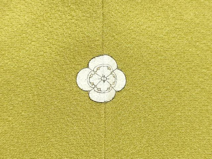 平和屋着物●上質な色無地 抹茶色 正絹 逸品 未使用 DAAT1362tw