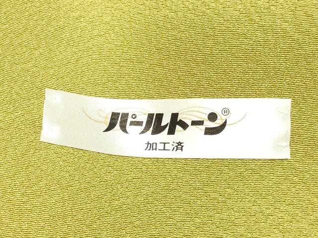 平和屋着物●上質な色無地 抹茶色 正絹 逸品 未使用 DAAT1362tw