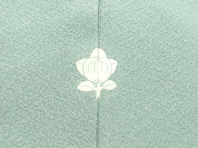 平和屋着物●本草木染作家　瑞寶　色無地　秘色色　ロング丈　正絹　逸品　DAAT1367tw