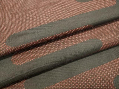 平和屋着物●本場大島紬 7マルキ 霞文 正絹 逸品 DAAT1379tw