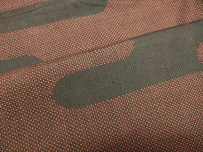 平和屋着物●本場大島紬 7マルキ 霞文 正絹 逸品 DAAT1379tw
