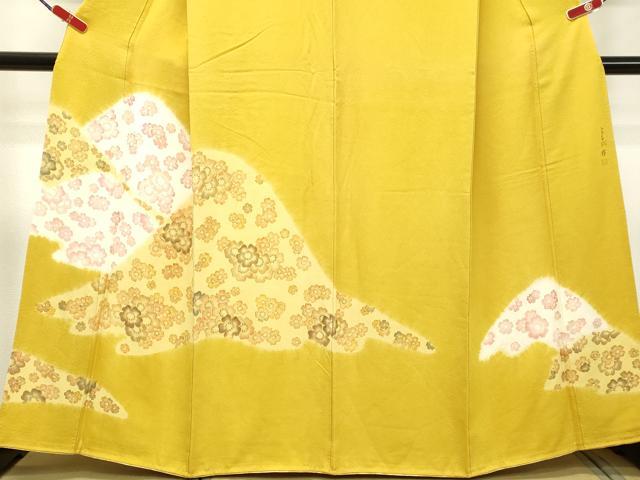 平和屋着物●訪問着 作家物 舞花文 正絹 逸品 DAAT1383tw