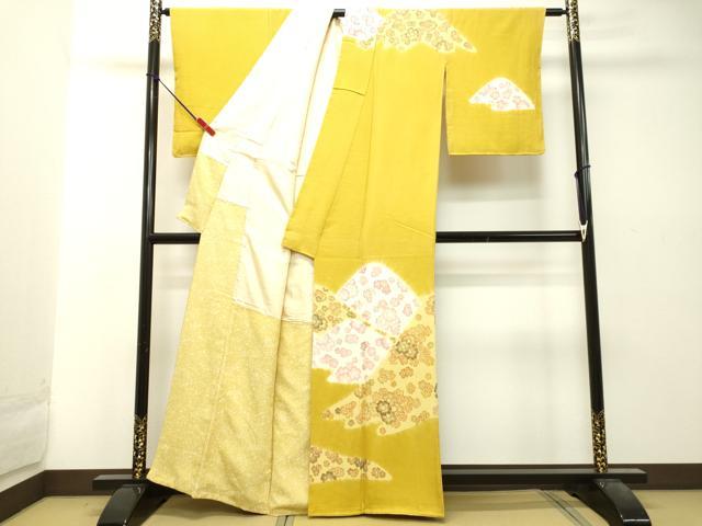 平和屋着物●訪問着 作家物 舞花文 正絹 逸品 DAAT1383tw