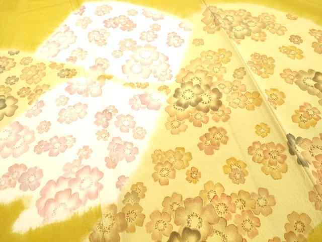 平和屋着物●訪問着 作家物 舞花文 正絹 逸品 DAAT1383tw