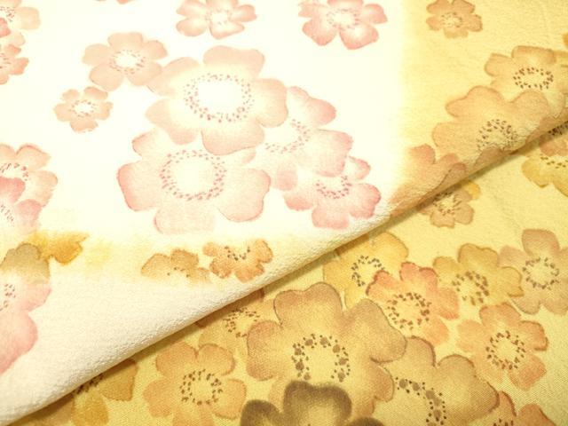 平和屋着物●訪問着 作家物 舞花文 正絹 逸品 DAAT1383tw