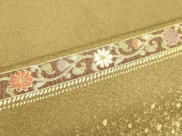 平和屋着物●訪問着　箔散らし花唐草文　金彩　正絹　逸品　DAAT1418tw