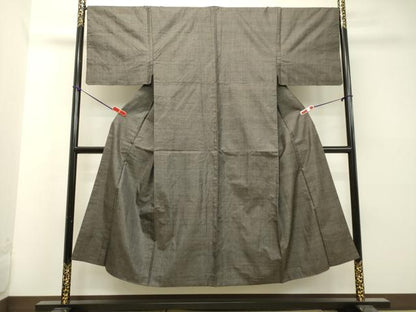 平和屋着物●男性 本場大島紬 アンサンブル 長羽織 100亀甲 総詰め 正絹 逸品 DAAT1419tw