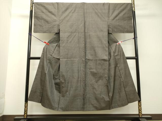 平和屋着物●男性 本場大島紬 アンサンブル 長羽織 100亀甲 総詰め 正絹 逸品 DAAT1419tw
