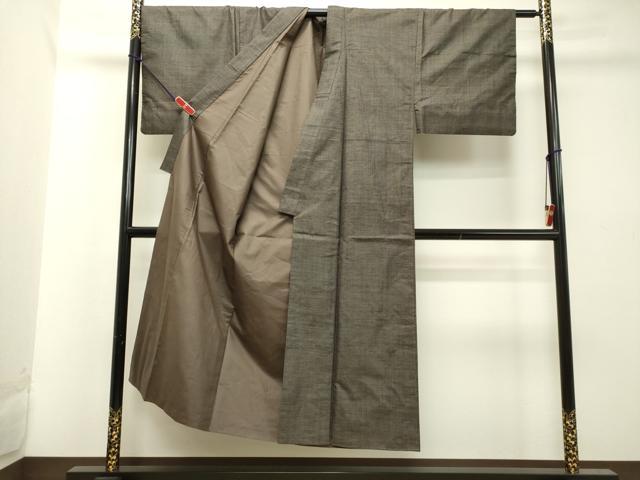 平和屋着物●男性 本場大島紬 アンサンブル 長羽織 100亀甲 総詰め 正絹 逸品 DAAT1419tw